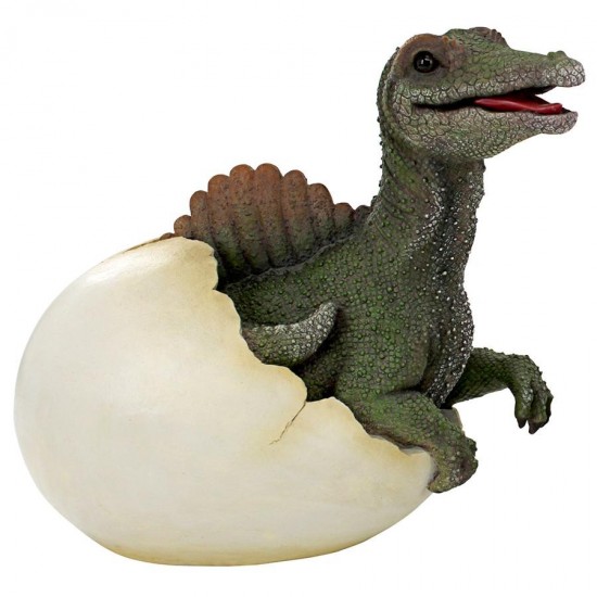 Design Toscano Spinosaurus Dinosaur Egg Statue