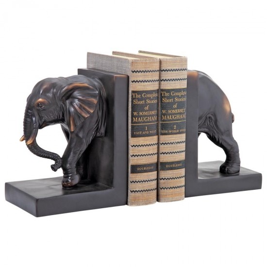 Design Toscano Elephant Bookend Pair