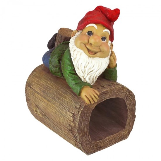 Design Toscano Stormie The Gnome Rain Gutter