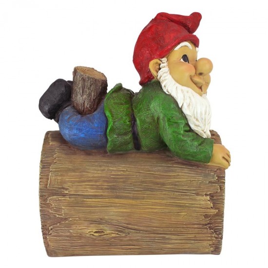 Design Toscano Stormie The Gnome Rain Gutter