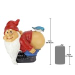 Design Toscano Large Loonie Moonie Gnome