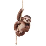 Design Toscano Sloth Hanging From Rope