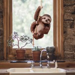 Design Toscano Sloth Hanging From Rope