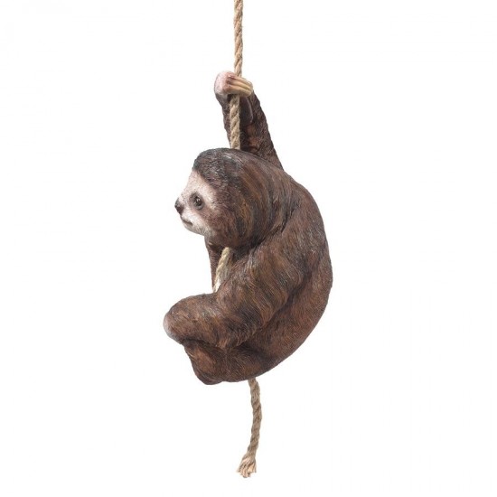 Design Toscano Sloth Hanging From Rope