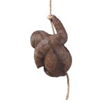 Design Toscano Sloth Hanging From Rope