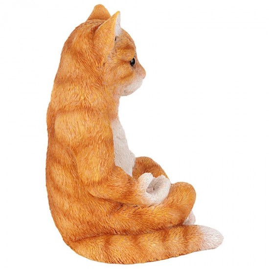 Design Toscano Zen Kitty Meditating Cat Statue