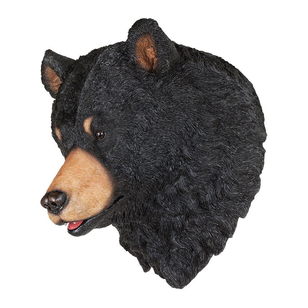 Design Toscano American Black Bear Sculptural Wall Trophy