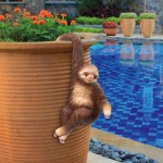Design Toscano Sloth That Hangs From Fence