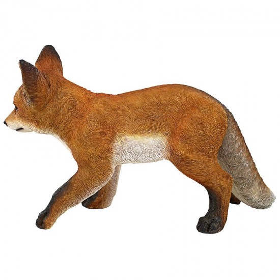 Design Toscano Cavorting Carmine Baby Red Fox Statue