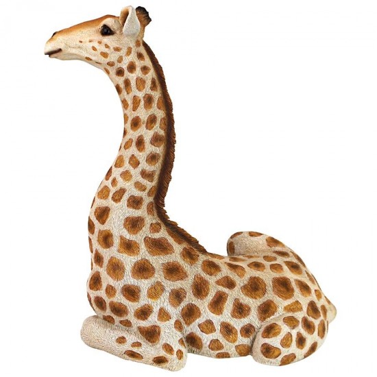 Design Toscano Zari The Resting Giraffe Statue Medium