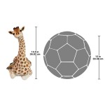 Design Toscano Zari The Resting Giraffe Statue Medium