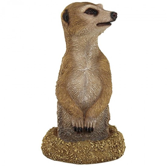 Design Toscano Meerkat Coming Out Of Ground Statue