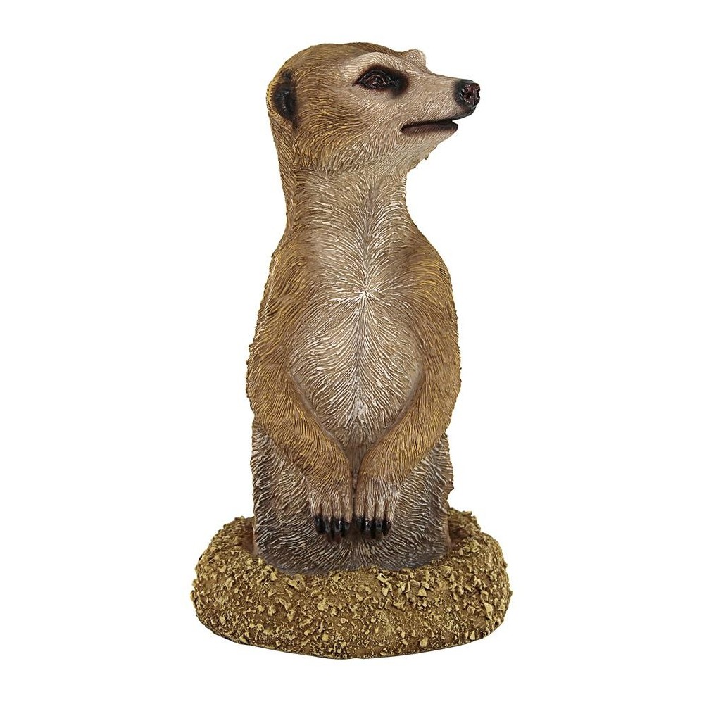 Design Toscano Meerkat Coming Out Of Ground Statue