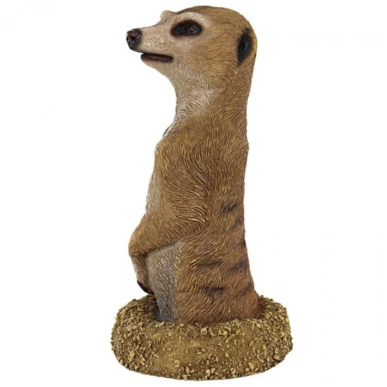 Design Toscano Meerkat Coming Out Of Ground Statue