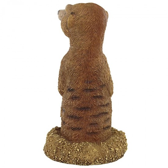 Design Toscano Meerkat Coming Out Of Ground Statue