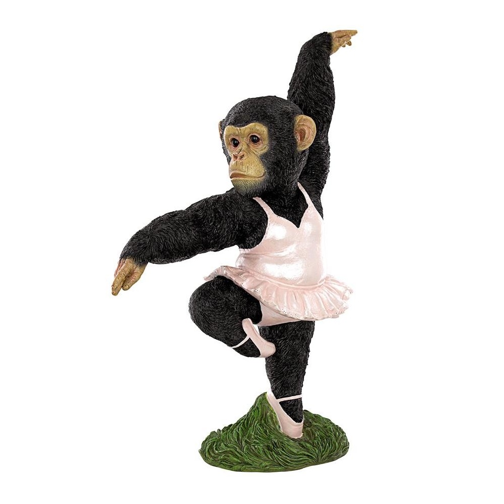 Design Toscano Chimp Doing Ballet In Pink Tutu