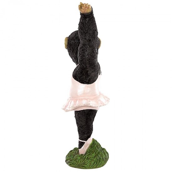 Design Toscano Chimp Doing Ballet In Pink Tutu