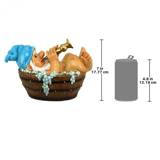 Design Toscano Trumpeting Bath Tub Gnome Statue