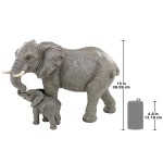 Design Toscano Mama And Baby Elephant Statue