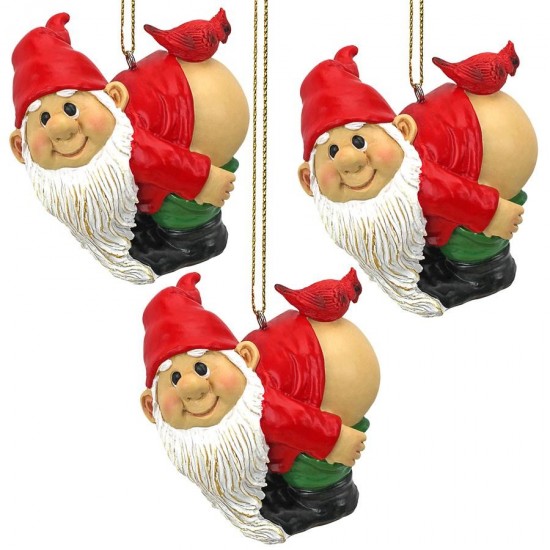 Design Toscano 3 Pak Loonie Moonie Ornament