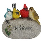 Design Toscano Birdy Welcome Garden Stone Statue Medium