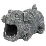 Design Toscano Butch The Bulldog Rain Gutter