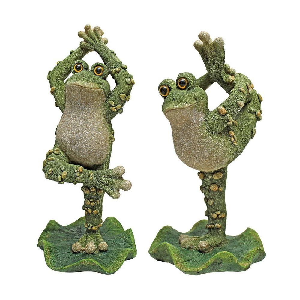 Design Toscano S/2 Boogie Down Dancing Frogs