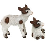 Design Toscano Set Of Romeo And Juliet Goat Statues