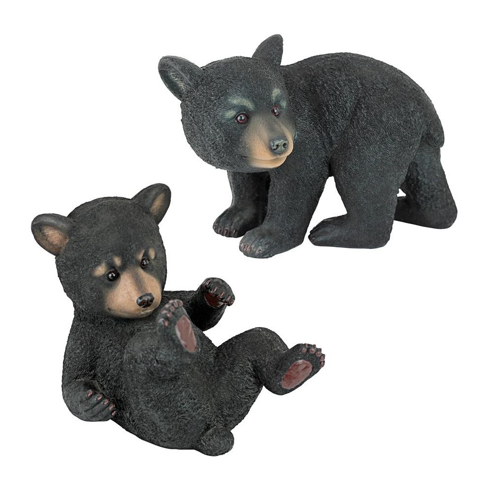 Design Toscano Set Of Walking & Rolling Bear Cubs Design Toscano Set Of Walking & Rolling Bear Cubs