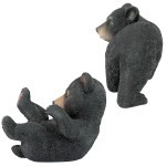 Design Toscano Set Of Walking & Rolling Bear Cubs