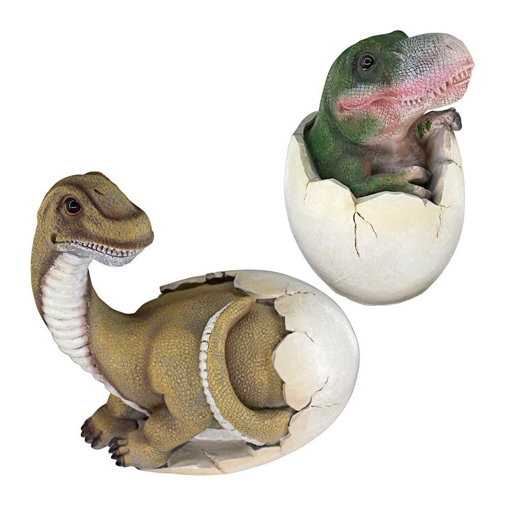 Design Toscano S/2 Baby Dinosaur Eggs Design Toscano S/2 Baby Dinosaur Eggs