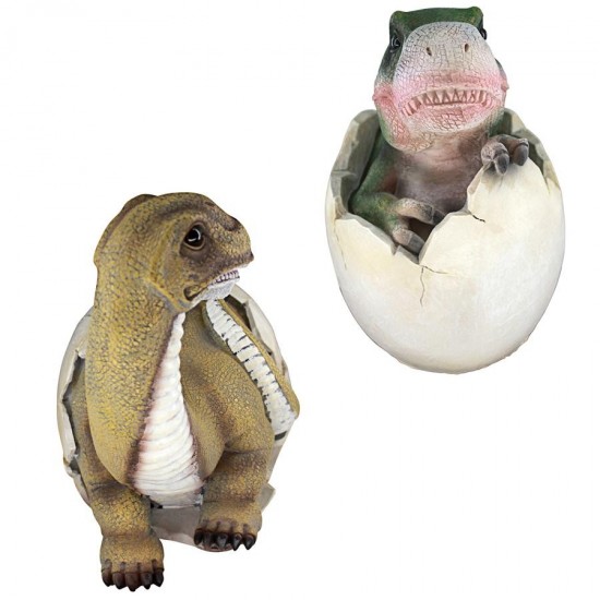 Design Toscano S/2 Baby Dinosaur Eggs