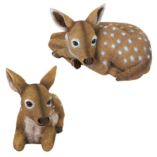 Design Toscano Set Hershel And Darby Forest Fawns