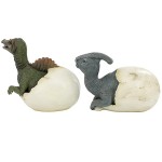 Design Toscano Set Of Parasaurolophus & Spinosaurus Eggs