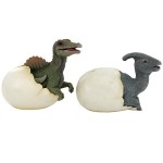 Design Toscano Set Of Parasaurolophus & Spinosaurus Eggs