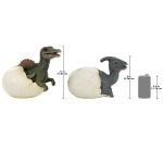 Design Toscano Set Of Parasaurolophus & Spinosaurus Eggs