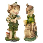 Design Toscano Set Perry And Pixie Gnome Statues