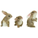 Design Toscano S/6 Baby Bunny Rabbit Den Statues