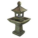 Design Toscano Sacred Space Pagoda Fountain