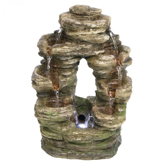 Design Toscano Horseshoe Bend Illuminated Fountain