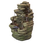 Design Toscano Horseshoe Bend Illuminated Fountain