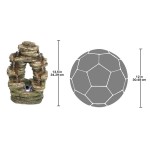 Design Toscano Horseshoe Bend Illuminated Fountain