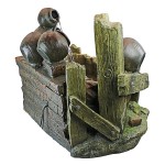 Design Toscano Urns And Barrel Waterfall Fountain
