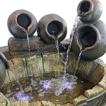 Design Toscano Urns And Barrel Waterfall Fountain