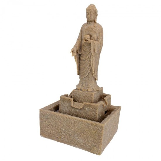 Design Toscano Buddha Fountain Square Base W/ Led