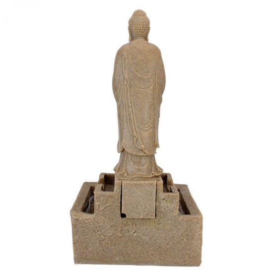 Design Toscano Buddha Fountain Square Base W/ Led