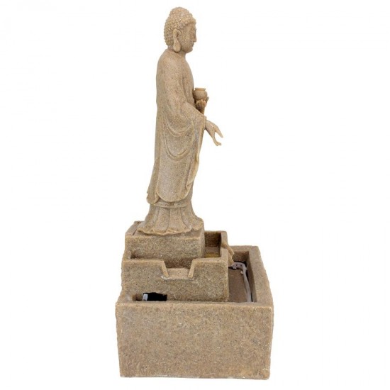 Design Toscano Buddha Fountain Square Base W/ Led