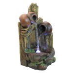 Design Toscano Ravello Cascading Urns Led Fountain