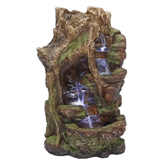 Design Toscano Willow Bend Illuminated Garden Fountain