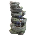 Design Toscano Breakneck Falls Illuminated Fountain